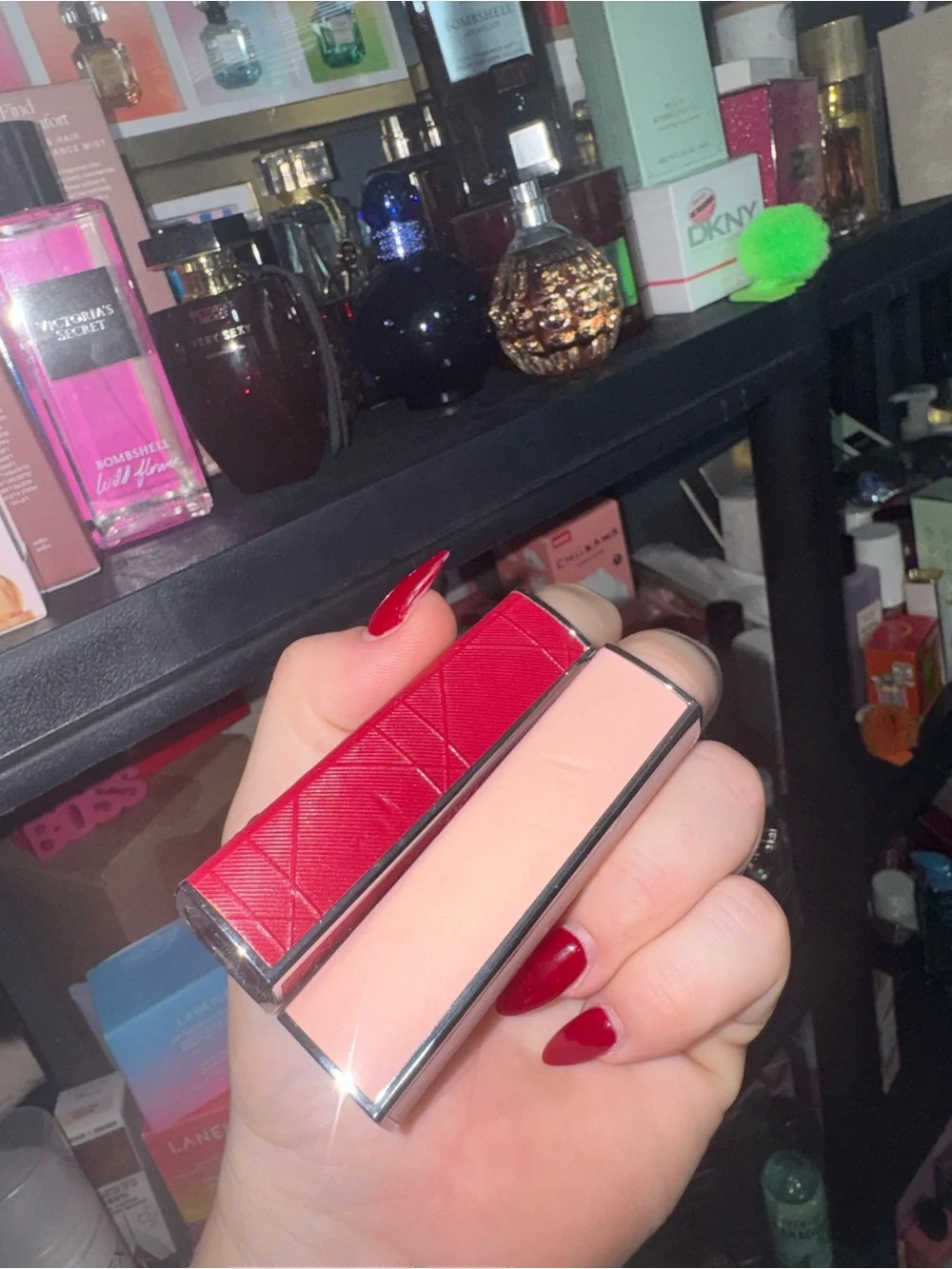 Dior Lipstick case set — Pink & Red Luxury Lip Color cases